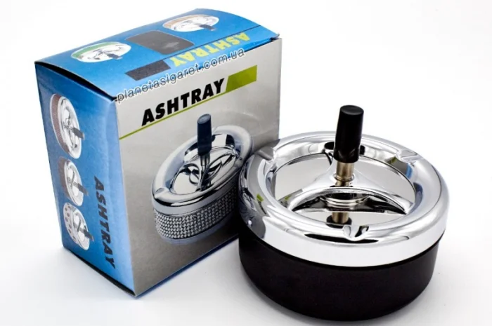 Попільничка, що крутиться, самоочисна, велика 6-1116- фото № 2