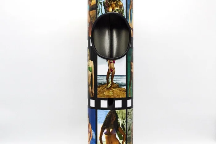 Підлогова самоочисна попільничка-урна, висока 6-1416- фото № 1