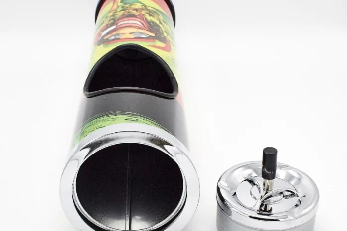 Підлогова самоочисна попільничка-урна висока 6-1419- фото № 3