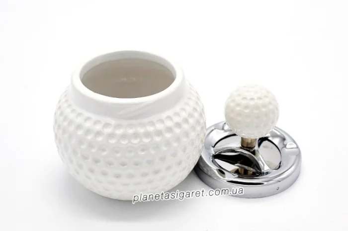 Попільничка самоочисна керамічна Гольф 6-1203- фото № 2