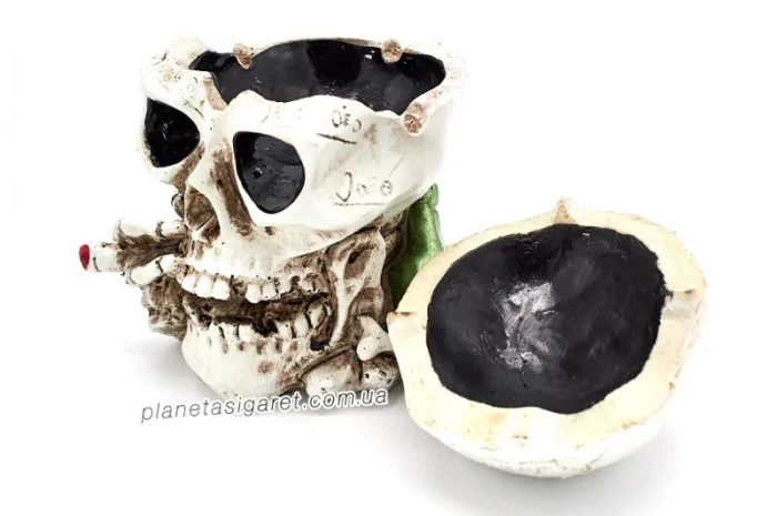 Попільничка керамічна Череп 6-1479- фото № 2