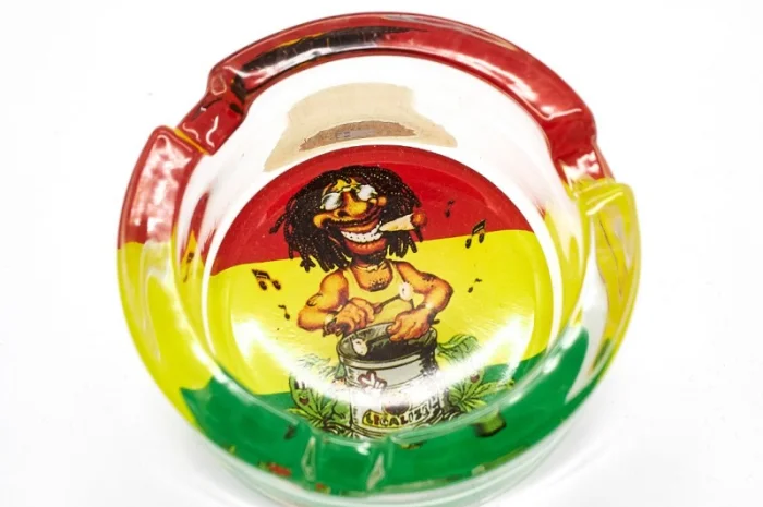 Попільничка скляна Растаман 6-1561- фото № 2