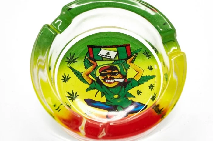 Попільничка скляна Растаман 6-1561- фото № 3