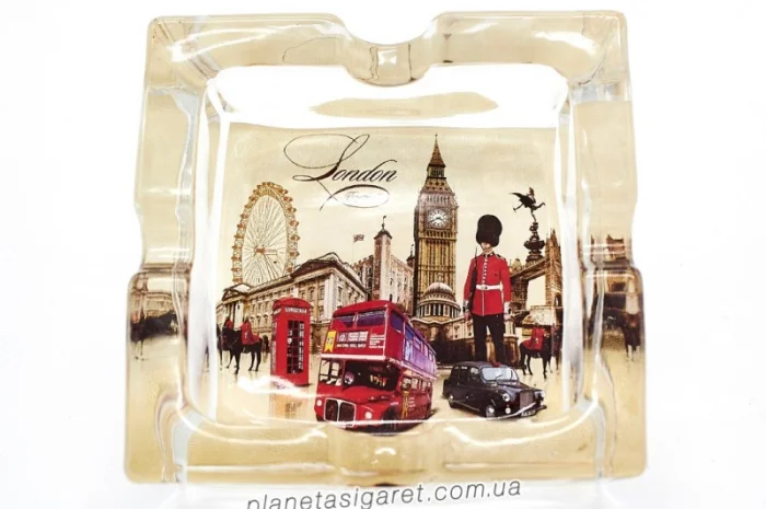 Попільничка скляна Міста 6-1563- фото № 3