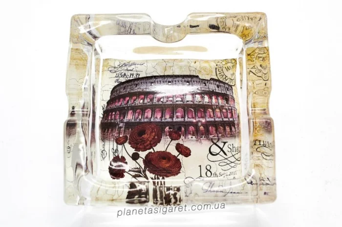 Попільничка скляна Міста 6-1563- фото № 4