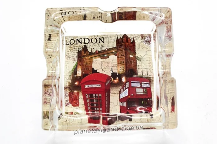 Попільничка скляна Міста 6-1563- фото № 5