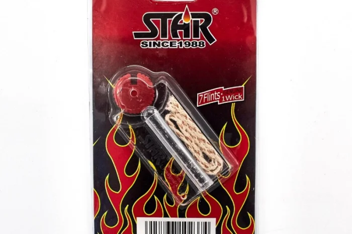 Комплект Star з 7 кременів та 1 ґнота 1-0200- фото № 1