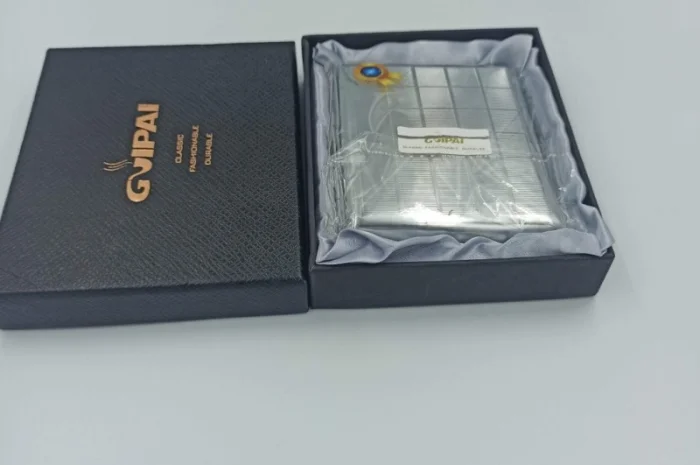 Портсигар металевий на 20 самокруток- фото № 1