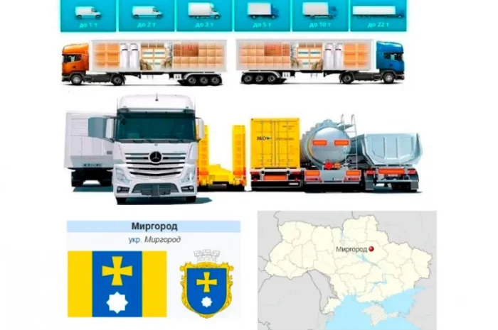 Грузоперевозки от 1 т до 22 т из Миргорода в Миргород- фото № 1