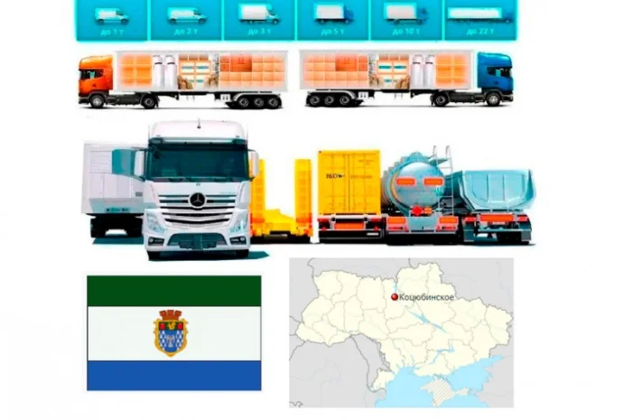 Грузоперевозки от 1 т до 22 т из Коцюбинского в Коцюбинское- фото № 1