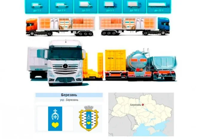 Грузоперевозки от 1 т до 22 т из Березани в Березань- фото № 1