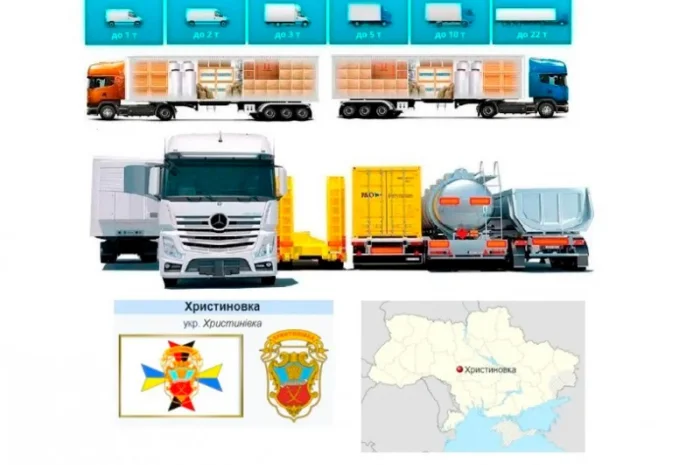 Грузоперевозки от 1 т до 22 т из Христиновки в Христиновку- фото № 1