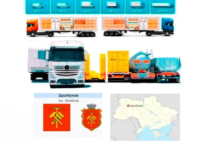 Грузоперевозки от 1 т до 22 т из Здолбунова в Здолбунов- фото № 1