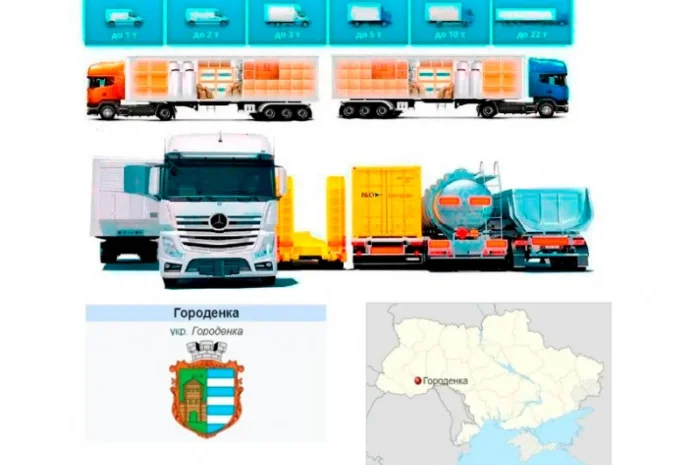 Грузоперевозки от 1 т до 22 т из Городенка в Городенко- фото № 1
