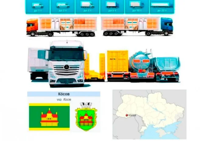 Грузоперевозки от 1 т до 22 т из Косова в Косов- фото № 1