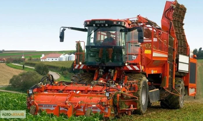 Уборка сахарной и кормовой свеклы комбайнами HOLMER- фото № 1