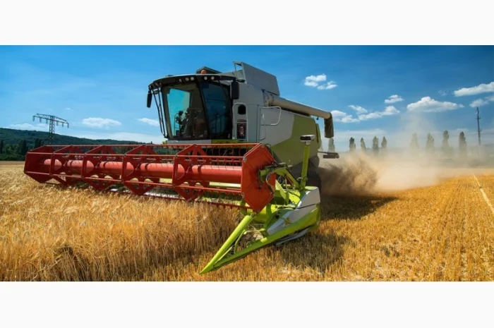 Уборка зерна комбайнами в Хмельницком- фото № 5