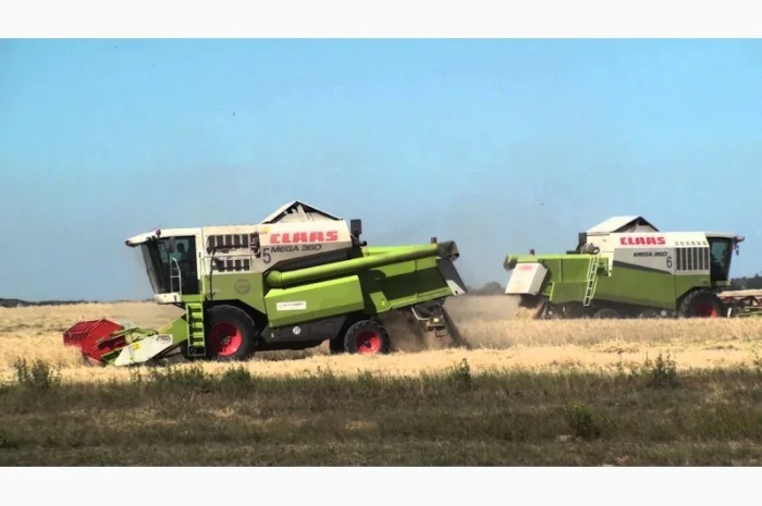 Уборка сельхозкультур комбайнами по Украине- фото № 1