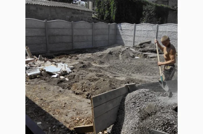 Уборка территории под стройку и после ее завершения- фото № 1