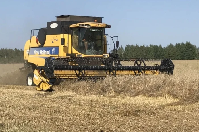 Збирання зернових, соняшника комбайн New Holland CSX7080- фото № 2