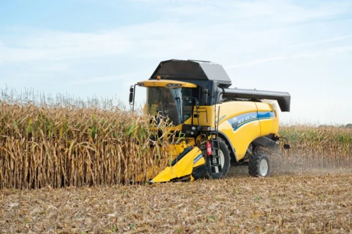 Уборка кукурузы. Аренда комбайна New Holland. Уборка кукурузы комбайном- фото № 1