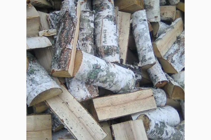Рубаные, березовые дрова- фото № 1
