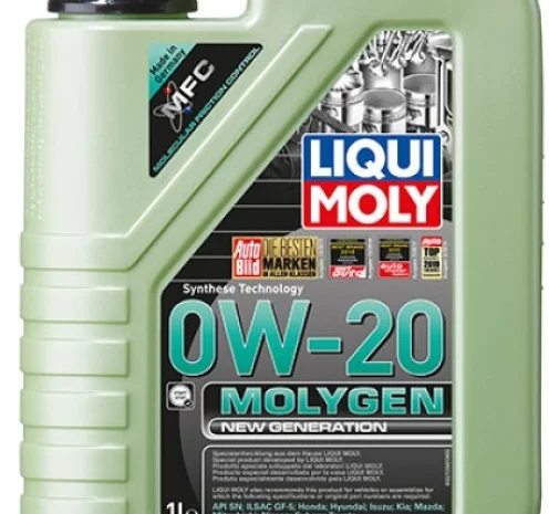 21356 Синтетична моторна олива - Molygen New Generation 0W-20 1л- фото № 1