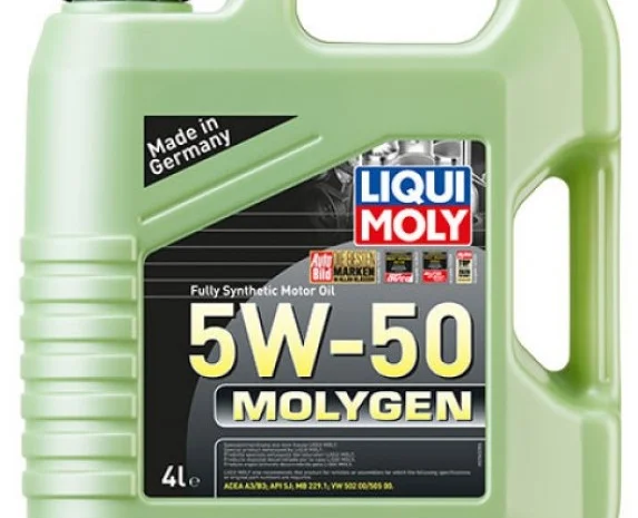 2543 Синтетична моторна олива - Molygen 5W-50 4л- фото № 1