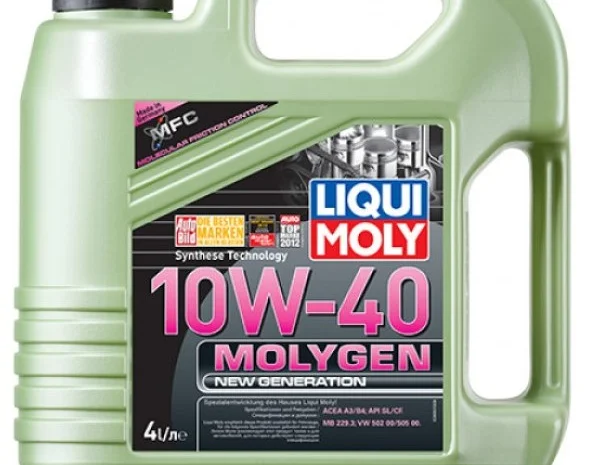 8538 Напівсинтетична моторна олива - Molygen New Generation 10W-40 4л- фото № 1