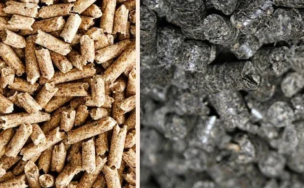 Пелети з лушпиння соняшника та пеллети дерева- фото № 1