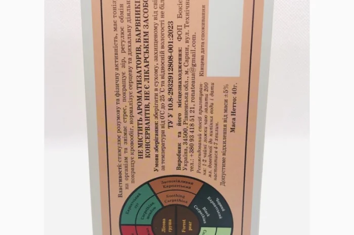 Чаї пакетірований Бадьорість- фото № 2