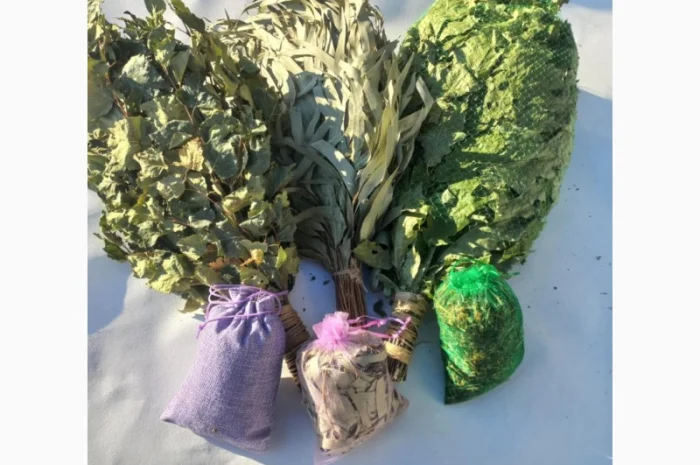 Віники для бані, Дуб Береза Липа Євкаліпт Трави- фото № 6