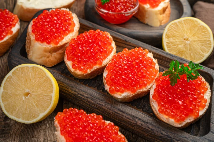 ІКРА ЛОСОСЕВА ЗЕРНИСТА 130 Г ТМ "ФЛАГМАН"- фото № 1