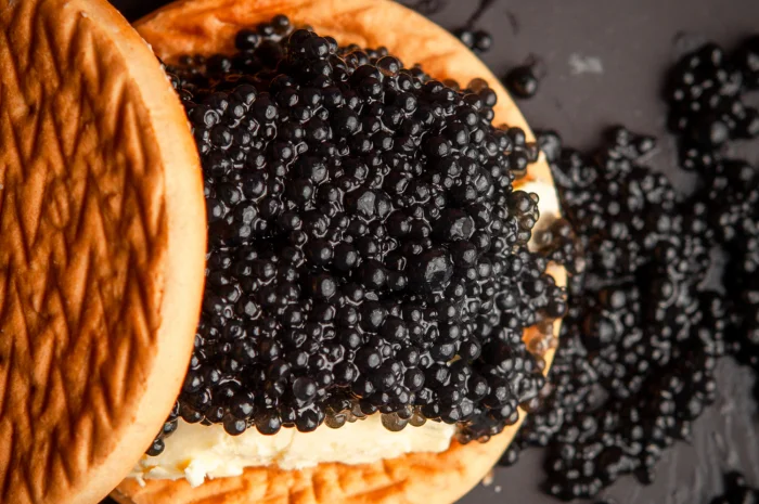 ЧОРНА ІКРА 250 Г (КАСПІЙСЬКИЙ ОСЕТР)- фото № 1