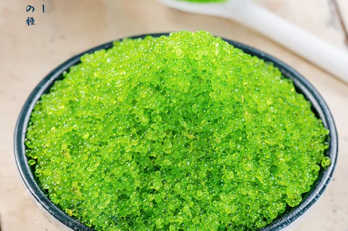 Ікра летючої риби Тобіко Зелена 50г- фото № 1