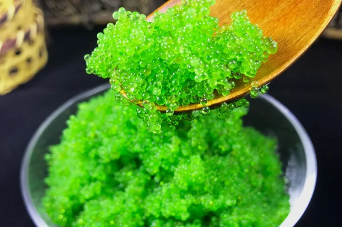 Ікра летючої риби Тобіко Зелена 100г- фото № 1