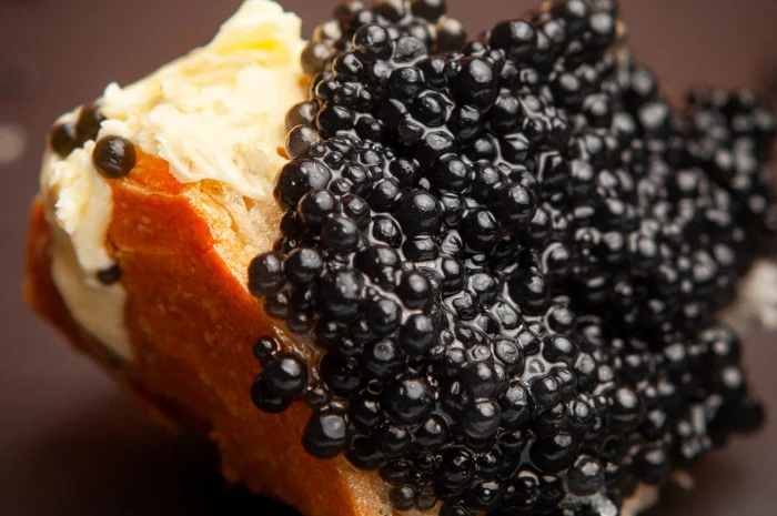 Ікра летючої риби Тобіко Чорна 50г- фото № 1