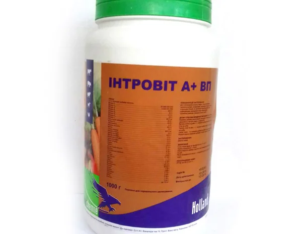 Інтровіт вітаміни А+ВП 1 кг Interchemie- фото № 1