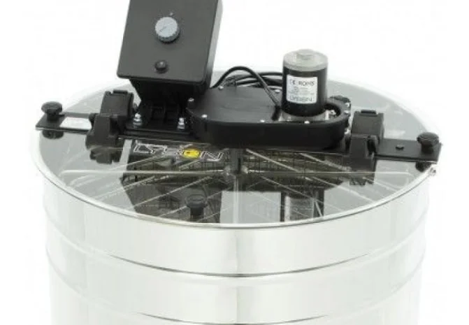 Медогонка 4-касетна поворотна електрична 220В/12В- фото № 1