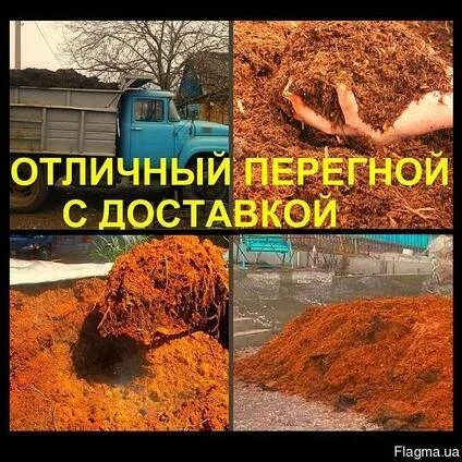 Навоз. Перегной. Навоз коровий. Удобрение.- фото № 1