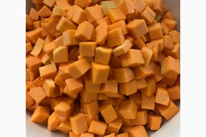 Гарбуз очищений на кубик 20х20х20 мм- фото № 1