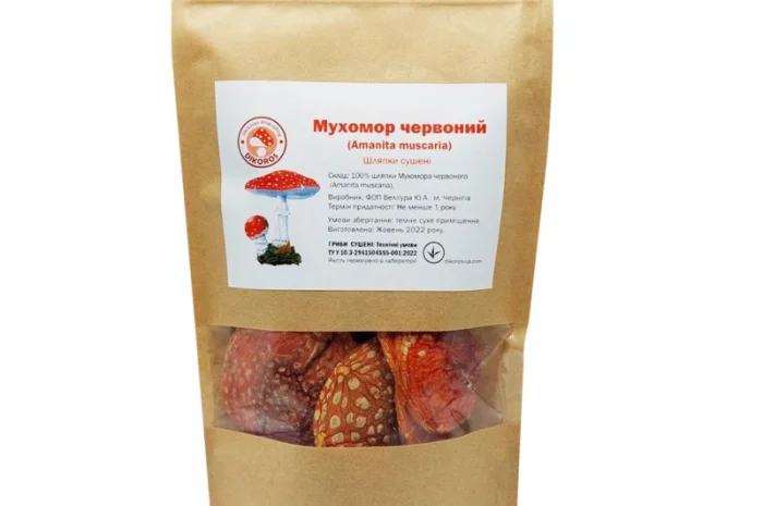Шляпки мухомора червоного сушені- фото № 2