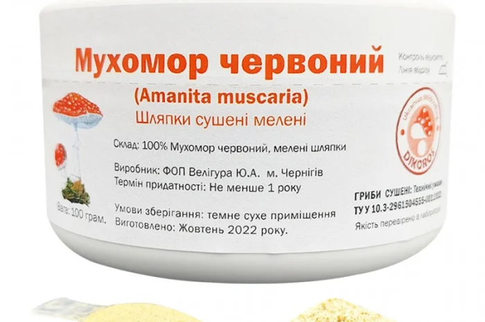 Шляпки мухомора червоного сушені- фото № 3