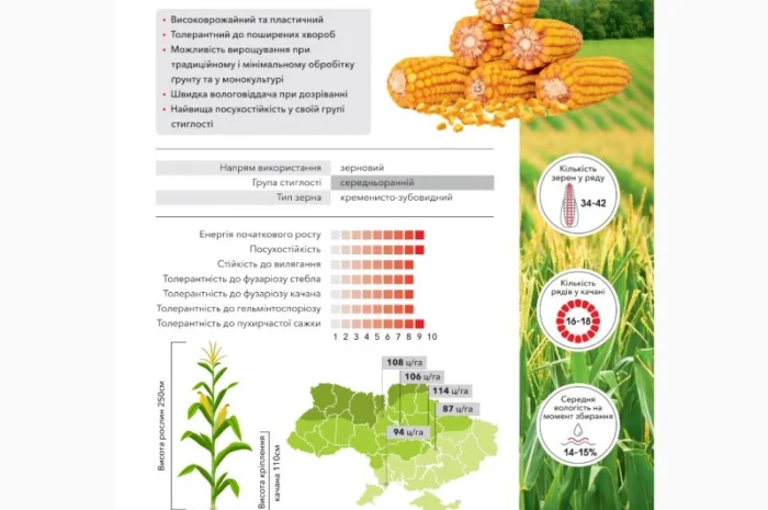 Насіння кукурудзи Рубен ФАО 300 з безкоштовною доставкою- фото № 1
