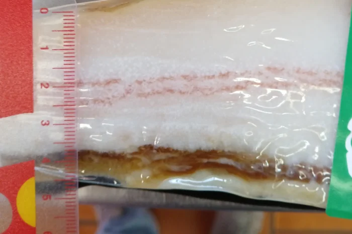 Продаем сало свиное с мясной прослойкой на шкуре соленое- фото № 2