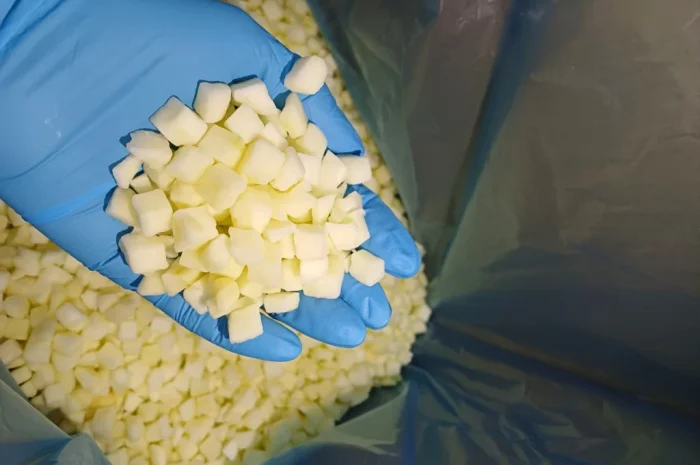 Продам яблуко без шкірки швидкозаморожене кубик 10×10- фото № 3