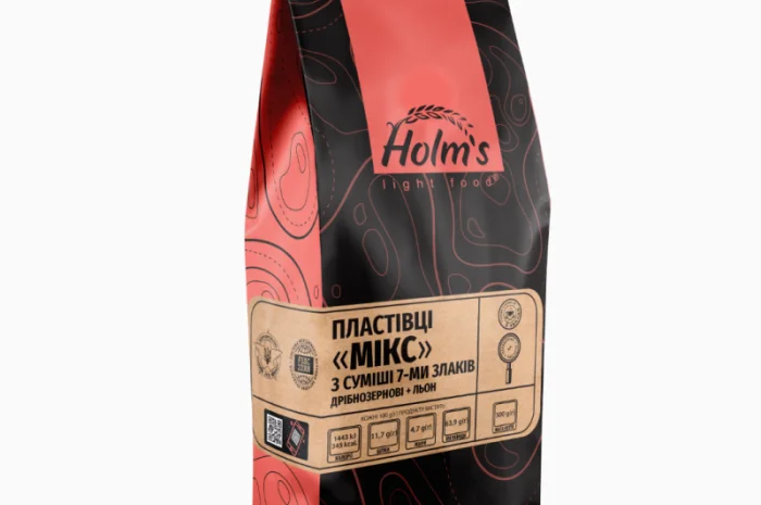 Пластівці "Мікс" дрібнозернові з суміші 7-ми злаків + льон- фото № 1