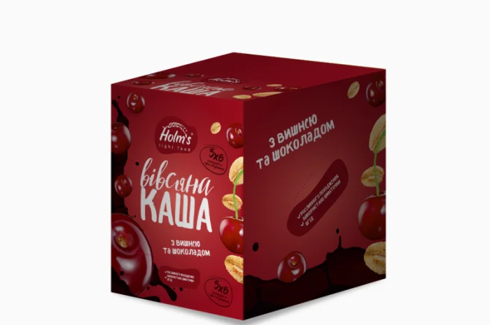 Овсяная каша с вишней и шоколадом 480 г (12 шт.)- фото № 1