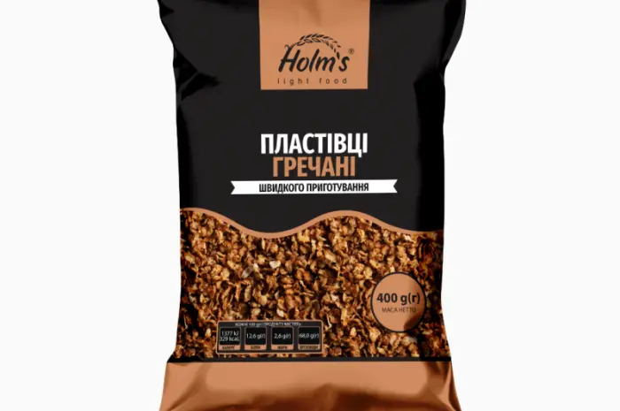 Пластівці гречані ТМ «Holm’s»- фото № 1