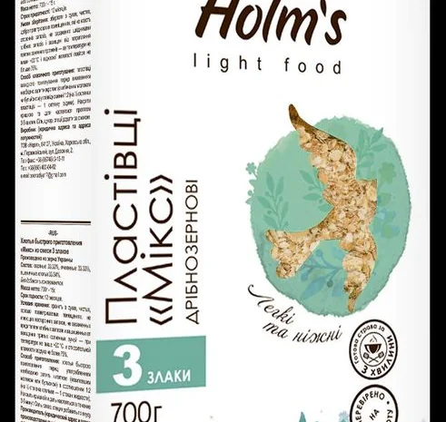 Хлопья "МИКС" из смеси 3 злаков- фото № 1